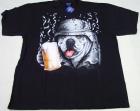 T-Shirt Hund mit Bier