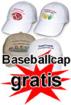 GRATIS BASEBALLCAPS UND VIELES MEHR