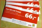 Lidl Bahn Fahrkarte Ticket Bahnticket DB oder ÖBB 2 Fahrten Deutschland und Öste