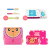 LUNCH BOX Set für Schule Lunch Munch Besteck Zubehör PINK Rosa