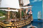 Segelschiff aus Holz VICTORY Diarama