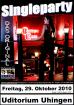 Singleparty am Freitag, 29.10-0.7978 - partyduo.com - Uditorium Stadthalle Uhingen