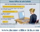 Arbeiten über das Internet von zu Hause im eigenem Home Office