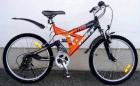 Sehr schönes MTB - 24 Zoll - 21-Gang - Shimano - schwarz/orange - wie NEU!