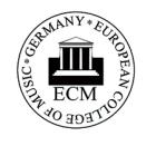 Musikunterricht am European College of Music