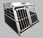 Hunde Auto Transportbox Alu 