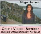 Gesangsunterricht per Online Video - Seminar für Anfänger und Fortgeschrittene