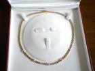 LUXUS PUR ! Elegantes Brilliant-Collier 750er Gold/5 Brillianten 0,50 ct