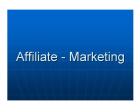 Nebentätigkeit im Bereich Affiliate   Marketing