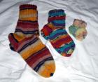 Handgestrickte Socken