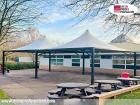 Pavillon 7x5 Überdachung Pagodenzelt Festzelt Pvc Terrassendach Pergola Terrasse