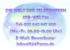 Telefonistin Job Heimarbeit Arbeit Schwerin und ü-all 100% Homeoffice Verdienst 