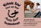 Tierphysiotherapie  Wirkende Hand Pferd und Hund 