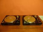 2x Technics SL-1200 LTD golden edition DJ-Plattenspiele