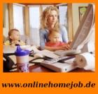 Selbstständig arbeiten von zu Hause im Home Office, Online Job