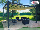 Pergola 5x3 Überdachung Pavillon Terrassenüberdachung Zelt Terrasse Sonnenschutz