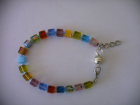 Armband, multicolor, Coeur de Lion, Glassteine