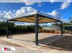 Pavillon 7x5 Überdachung Pagodenzelt Festzelt Pvc Terrassendach Pergola Terrasse