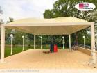 Pavillon 7x7 Überdachung Sonnenschutz Festzelt Pvc Terrassendach Terrasse