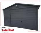 Gartenschuppen Einzelgarage Gartenhütte 4x6 m Blech verzinkt Carport aus Stahl