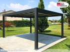 Pergola 3x3 Überdachung Pavillon Terrassenüberdachung Zelt Terrasse Sonnenschutz