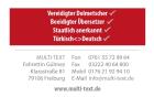 MULTI-TEXT Übersetzungen & Dolmetscherservice