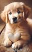 Diamond Painting Golden Retriever Welpe-Notizbuch, Buch: perfektes Geschenk für