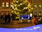 Milka sammelt zarte Weihnachtswünsche in Essen