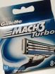  Gillette Mach 3 Turbo  8 er Klingen Sonderposten 