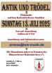 ANTIK UND TRÖDELMARKT auf dem Kaltenkirchener Stadtfest, SONNTAG, 13. JULI 2025