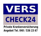 Private Krankenversicherung Vergleich unter Hotline Tel. 040-536 23 67