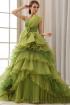 Organza trägerloses Quinceanera Kleid - Dameo.de