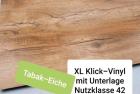 120m² - Klick-Vinyl Boden mit Trittschalldämmung Orginalverpackt