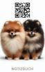 Süßes Pomeranian BOO, Zwergspitz Buch - Notizbuch: Geschenk für Spitz Liebhaber,