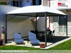 Pavillon 3x4 Überdachung Pagodenzelt Festzelt Pvc Terrassendach Pergola Terrasse