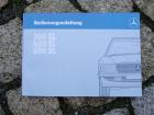 Betriebsanleitung Mercedes W107 300 / 420 / 500 SL  1985 