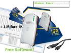 Mifare RFID Kartenleser Schreiber 13,56MHz kostenlose Software Windows / Linux k