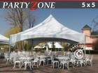 Pagodenzelt Partyzone 5x5 m aus PVC