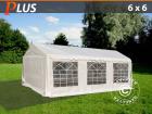 Partyzelt PLUS 6x6 m PE