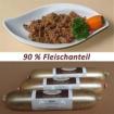 Katzenfutter mit 90 % Fleischanteil 