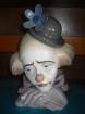 Lladro-Figur  Clownskopf