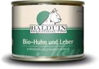 Katzenfutter: Balduin Bio-Huhn-Menü mit Leber 200g 