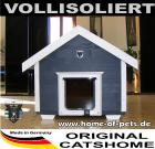 Wetterfestes Katzenhaus CATSHOME Isoliert outdoor NEU Made in Germany