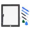 Apple iPad 3/4  Digitizer Display Touch Glas schwarz Folie