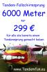 Tandem-Fallschirmspringen Geschenk-Gutschein 6000m - Cham - Regensburg - Schwand