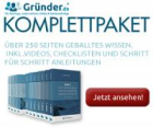 Das Gründer Komplettpaket - alles komplett zum Start