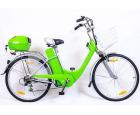 Elektrofahrrad Fahrrad E-Bike Grün Elektro Motor Pedelec 26