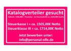 Katalogverteiler m/ w/ d - persönliche Übergabe in Vollzeit gesucht