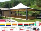 Pavillon Restaurant 7x7 personalisierte Farbe Pvc Café Pergola Lager Parkplatz