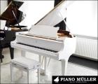 Hamburger Steinway & Sons Flügel Modell S-155 in weiß Hochglanz